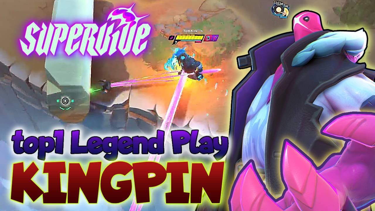 top1 KINGPIN Legend plays Highlights | supervive guides & tips