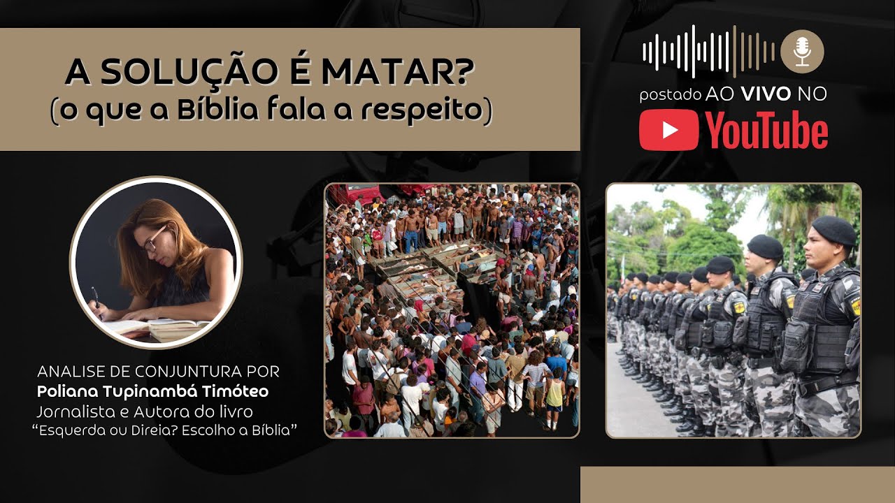 A solução é matar? O que a Bíblia fala a respeito.