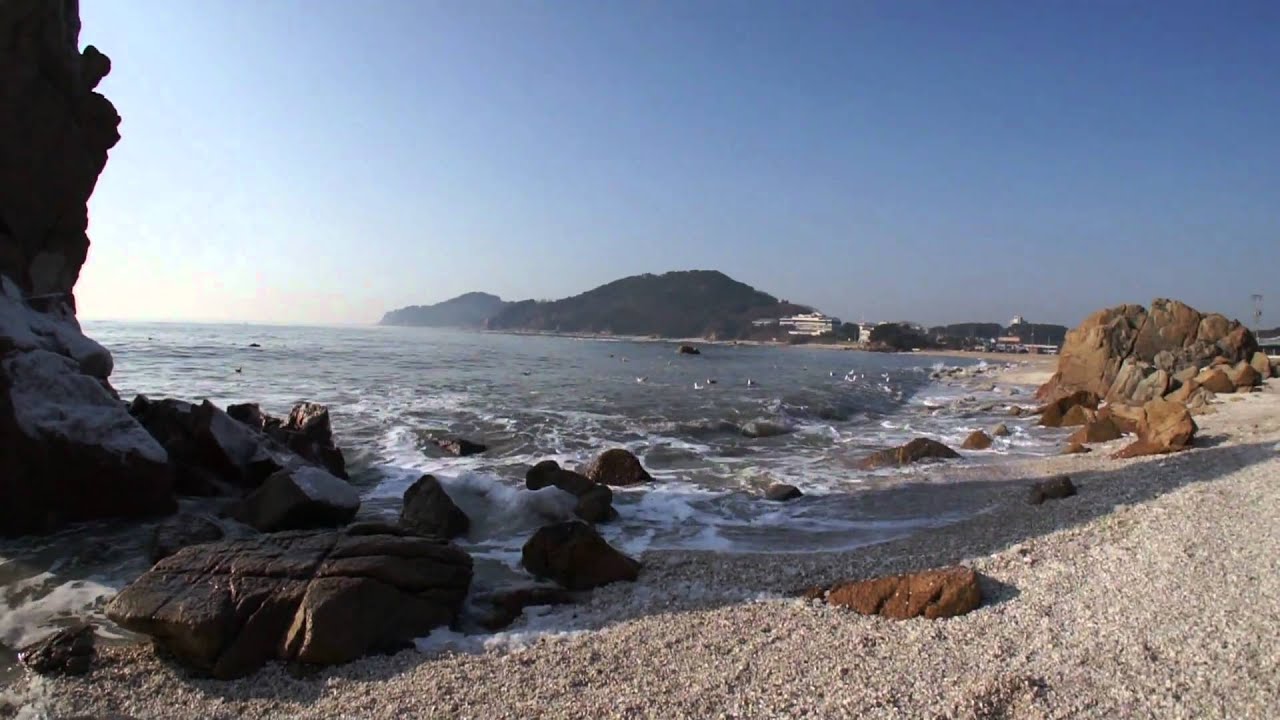 The Virgin Rock of Eulwangri beach at Youngjongdo