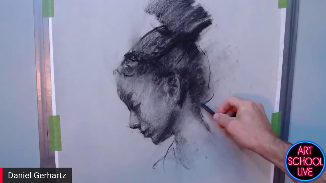 Рисование живой модели с Даниэлем Герхартцем
