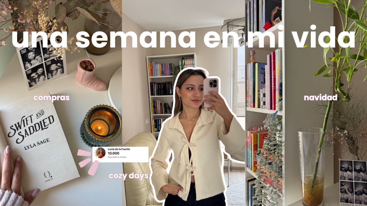 Una semana NORMAL en mi vida 📖🧸 (cozy days, compras, pilates y gente que conocemos en vacaciones)
