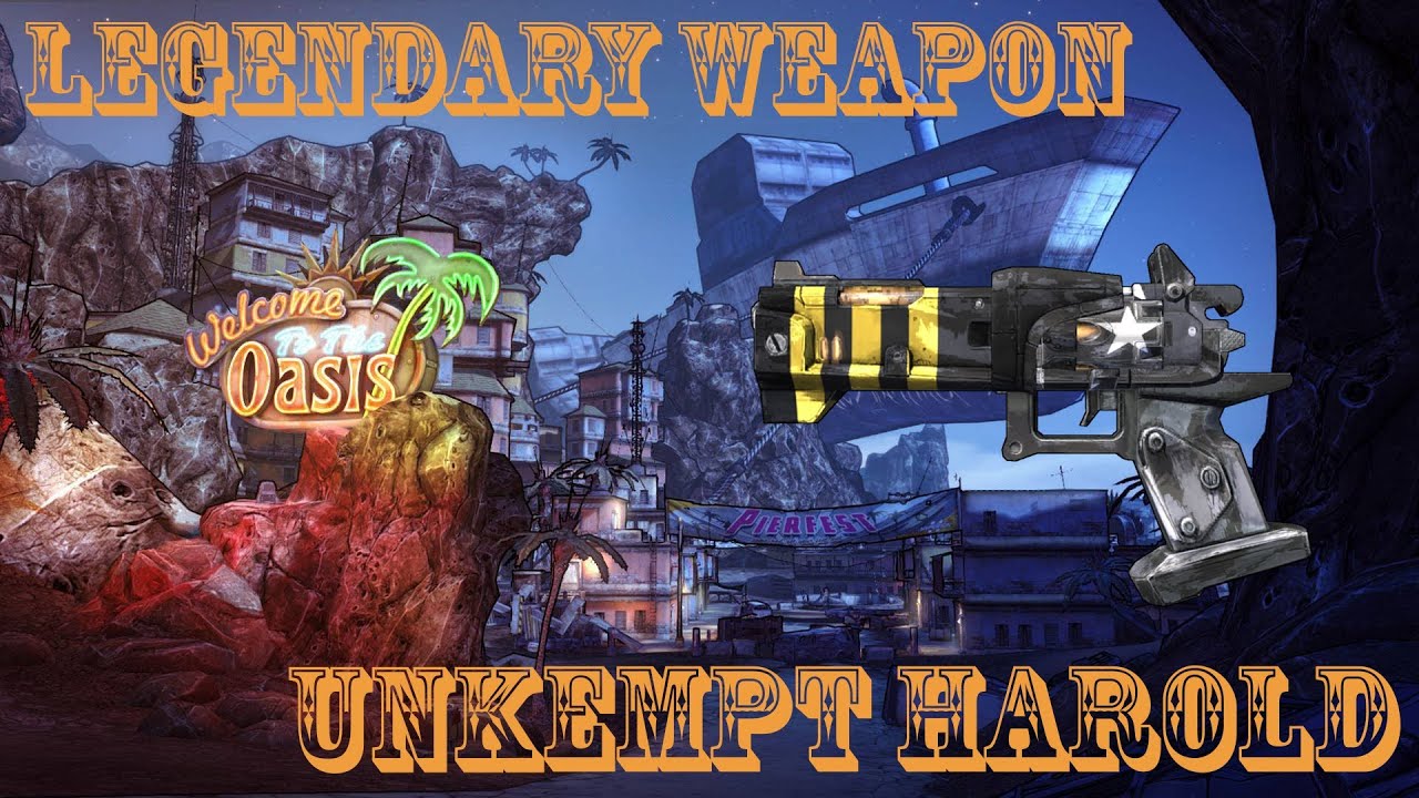 Borderlands 2 легендарные пушки - #12 Unkempt Harold(Взъерошенный Гарольд)