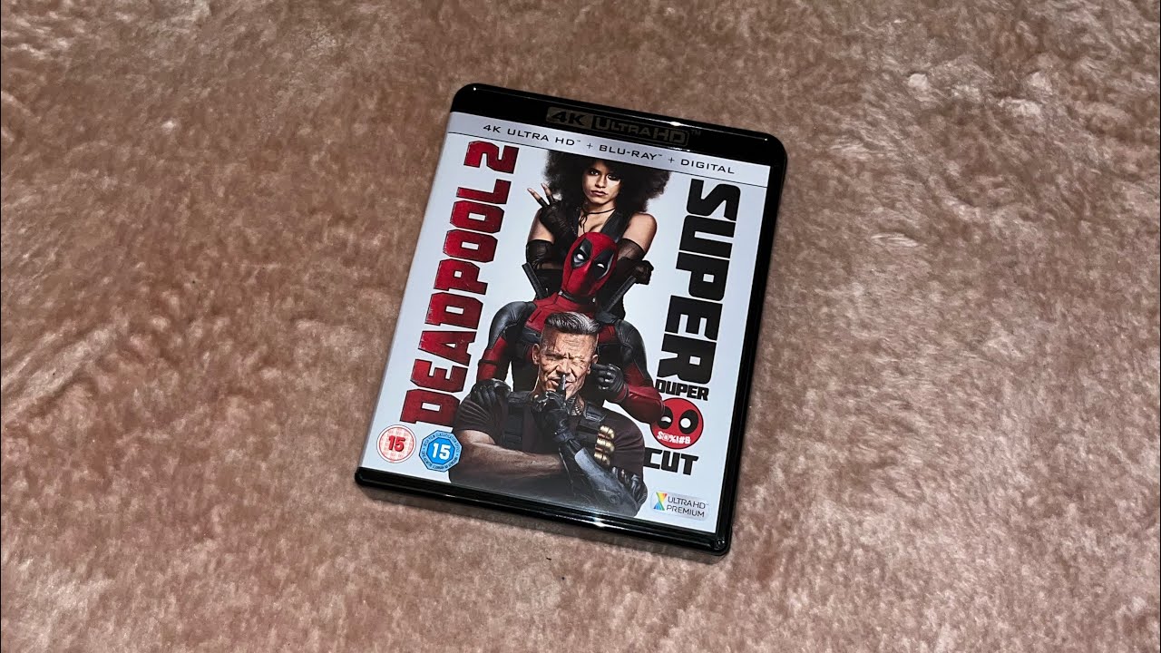 Распаковка Blu-ray диска с фильмом «Дэдпул 2» (Deadpool 2 Super Duper Cut) в формате 4K UHD!