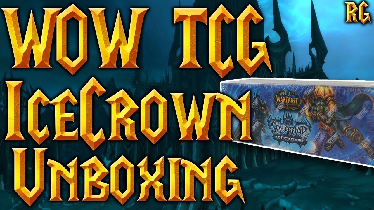 Unboxing Sourge War Icecrown Epic Box - MOUNT DROP! - World of Warcraft TCG