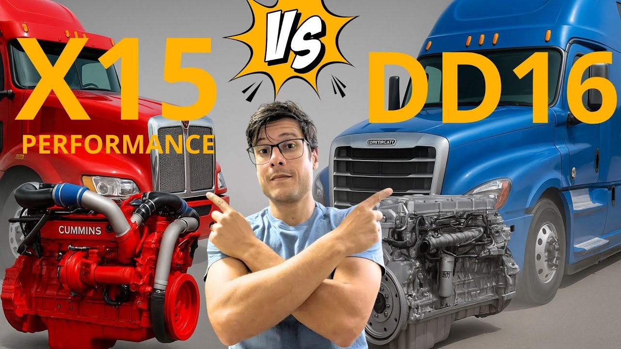 Which ENGINE is the BEST in 2025, the CUMMINS X15 performance or the DETROIT DD16?