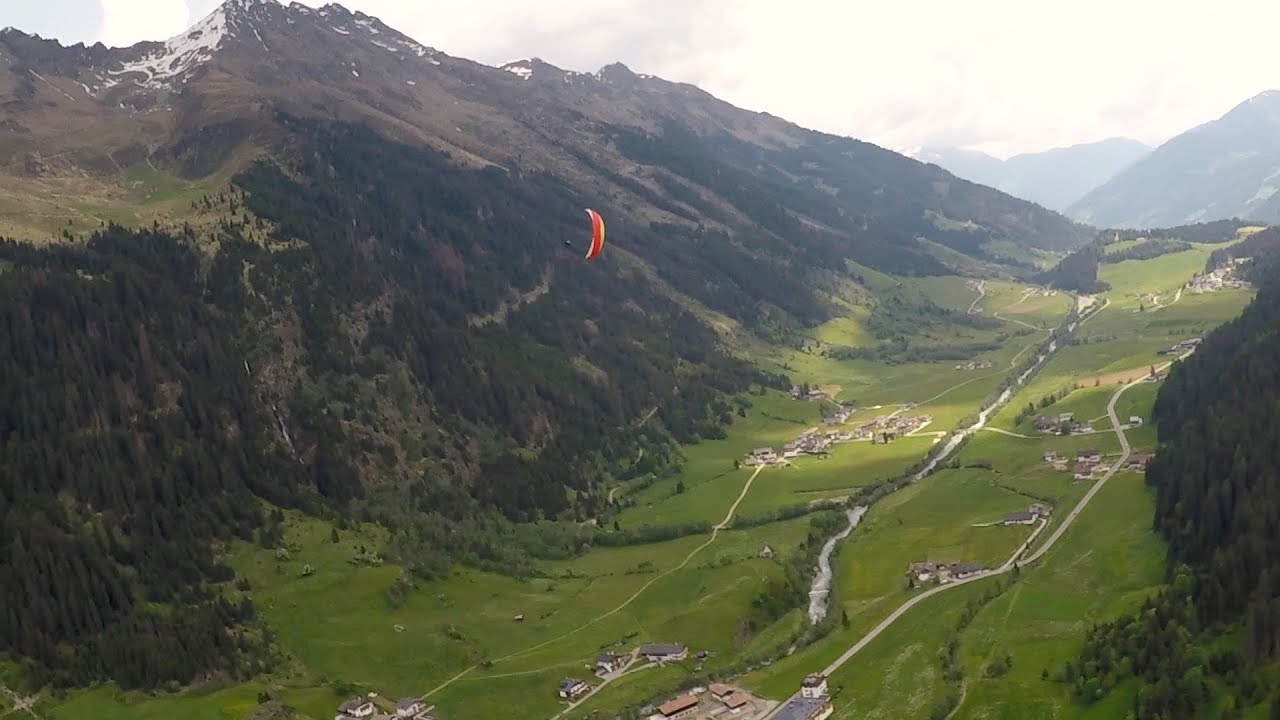 Impressionen meines Gleitschirm - Tandemfluges , Ridnauntal