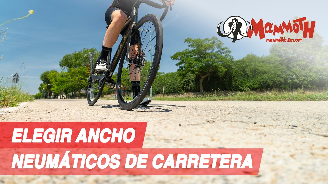 Cómo elegir el ancho de los neumáticos de carretera