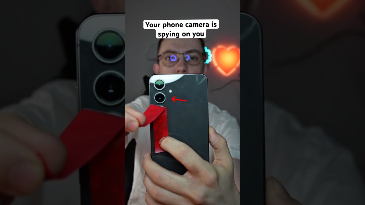Your phone camera spying on you #android #smartphone #androidhacks #camera #phones #tech