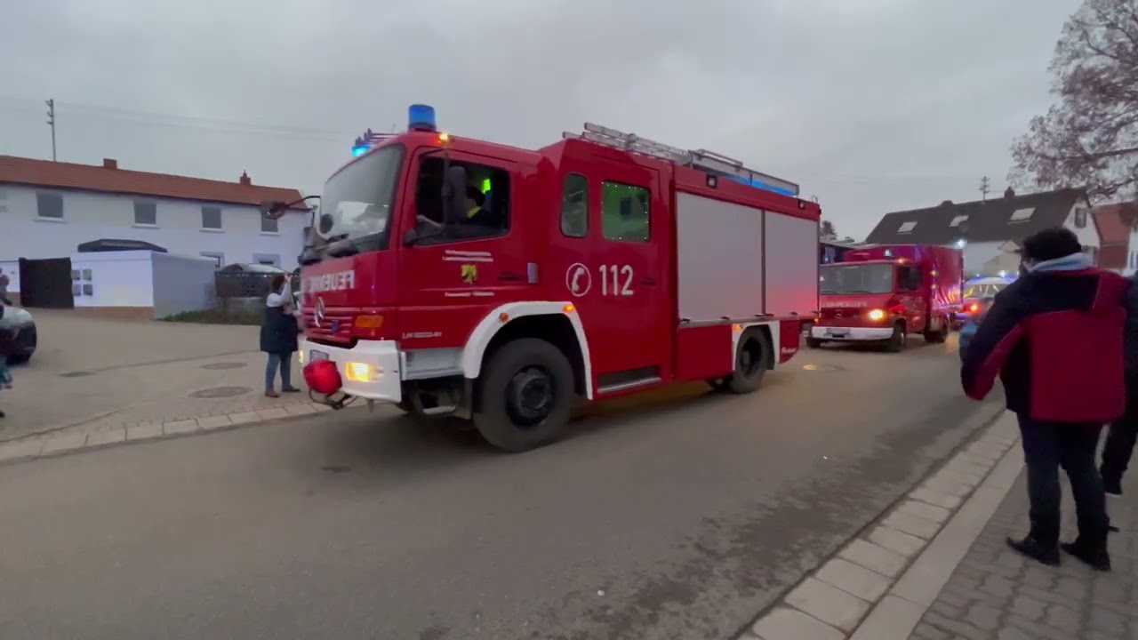 BLAULICHTUMZUG FEUERWEHR VG LAMBSHEIM-HESSHEIM