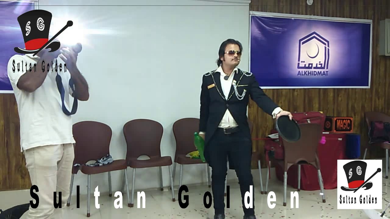 Magician Sultan Golden Performing at Al-khidmat Foundation Eid Milan Party