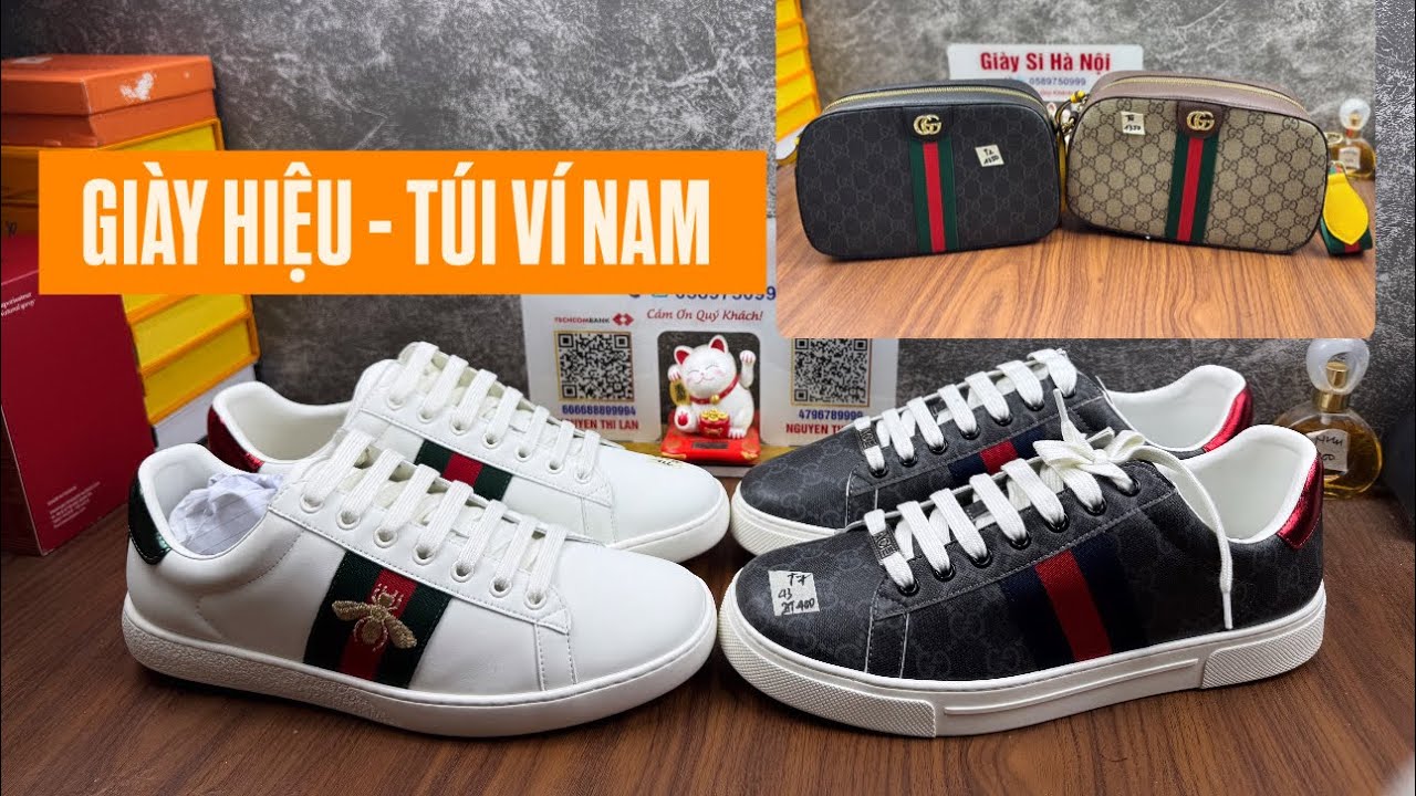 7/3 : Túi hiệu nam - Giày si hiệu thể thao Á Âu #giay2hand 