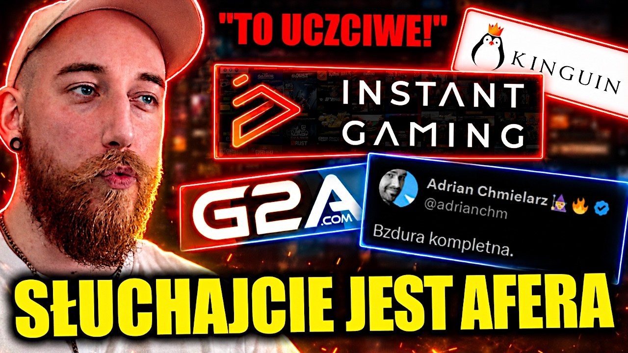 Kupując taniej... OKRADASZ TW&Oacute;RC&Oacute;W? Jest AFERA o Instant Gaming 💀