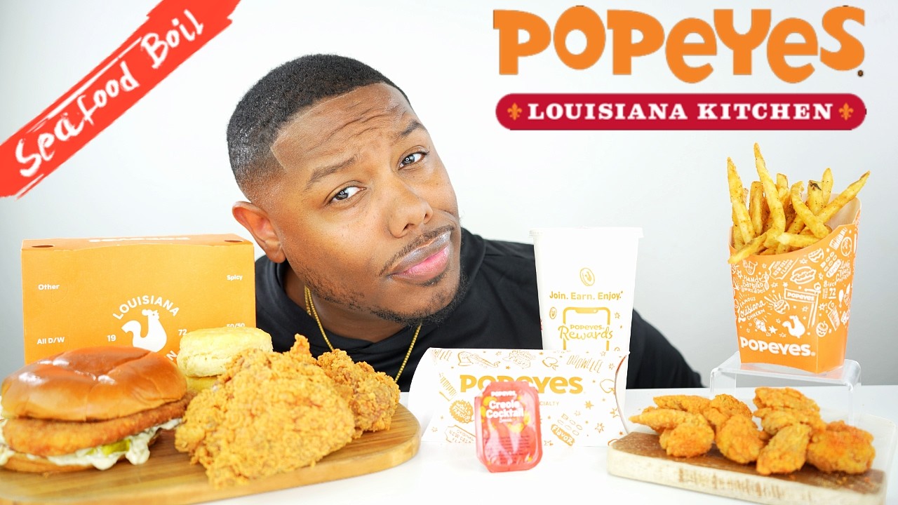 Trying Popeyes SEAFOOD For The FIRST Time