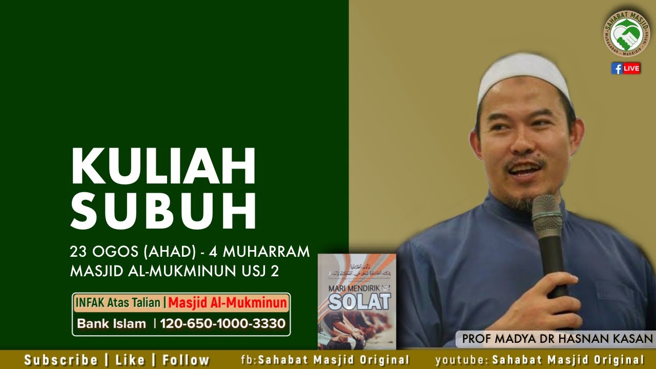 Ustaz Dr Hasnan Kasan - Mari mendirikan Solat