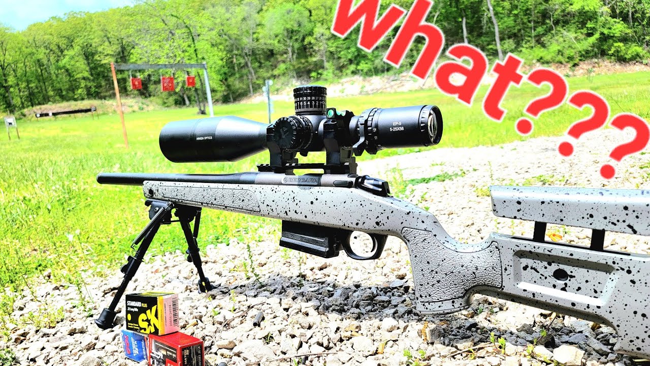 Bergara B14R 200 yard ammo and speed test