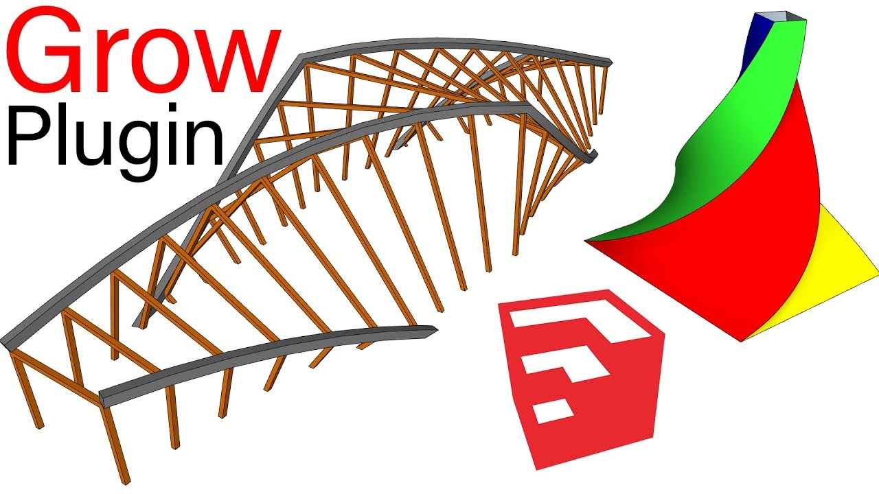 Move Copy Rotate & Scale Together With Grow Plugin in SketchUp | Part 2
