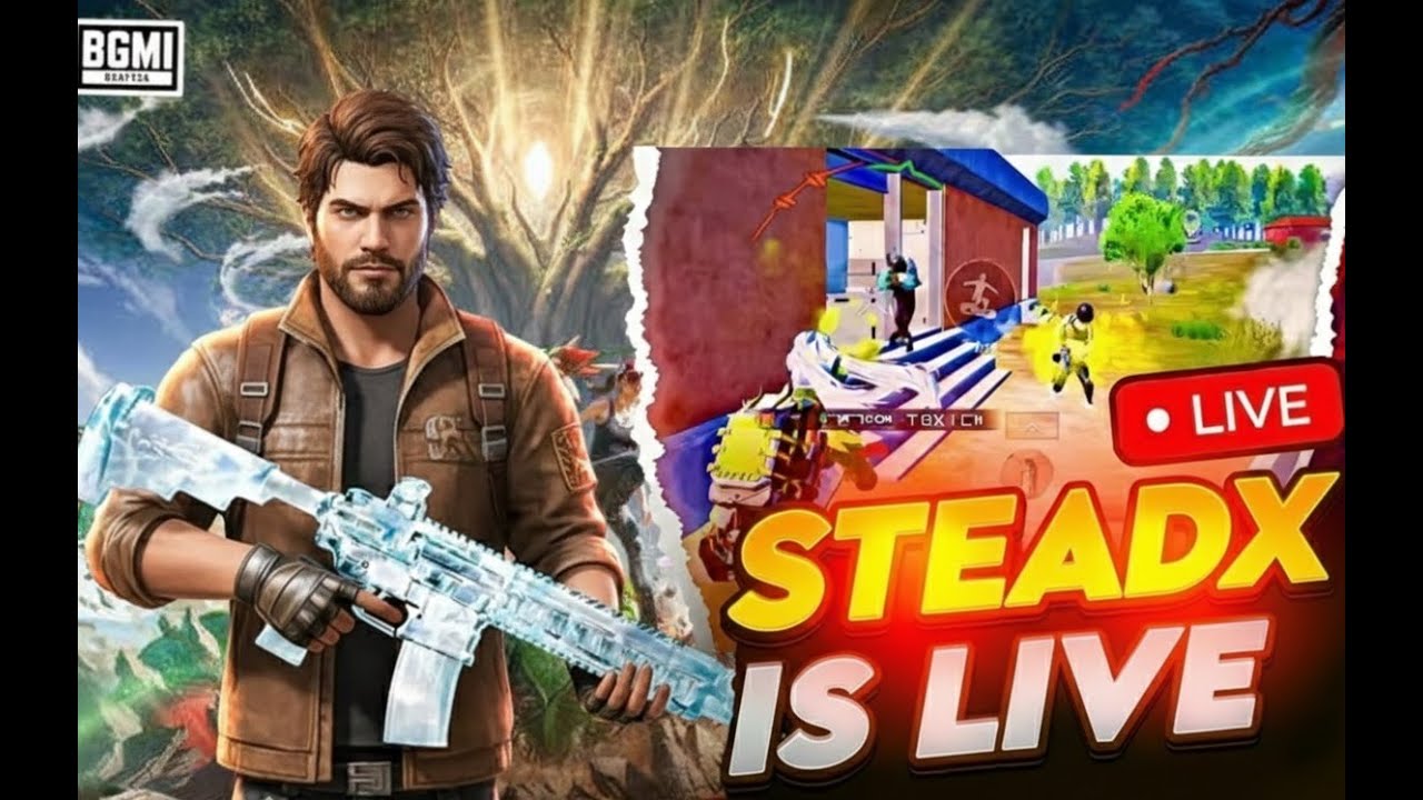 4.2 BGMI UPDATE IS FINALLY HERE! LET'S EXPLORE IN BGMI LIVE! 🔴 || Steadx is live