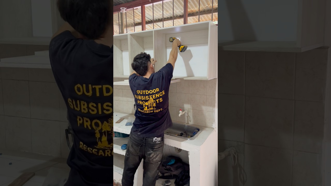 Como Hacer , GABINETES DE COCINA , paso por paso 🛠️, #asmr #diy #homedecor #roomdecor  #gabinetes