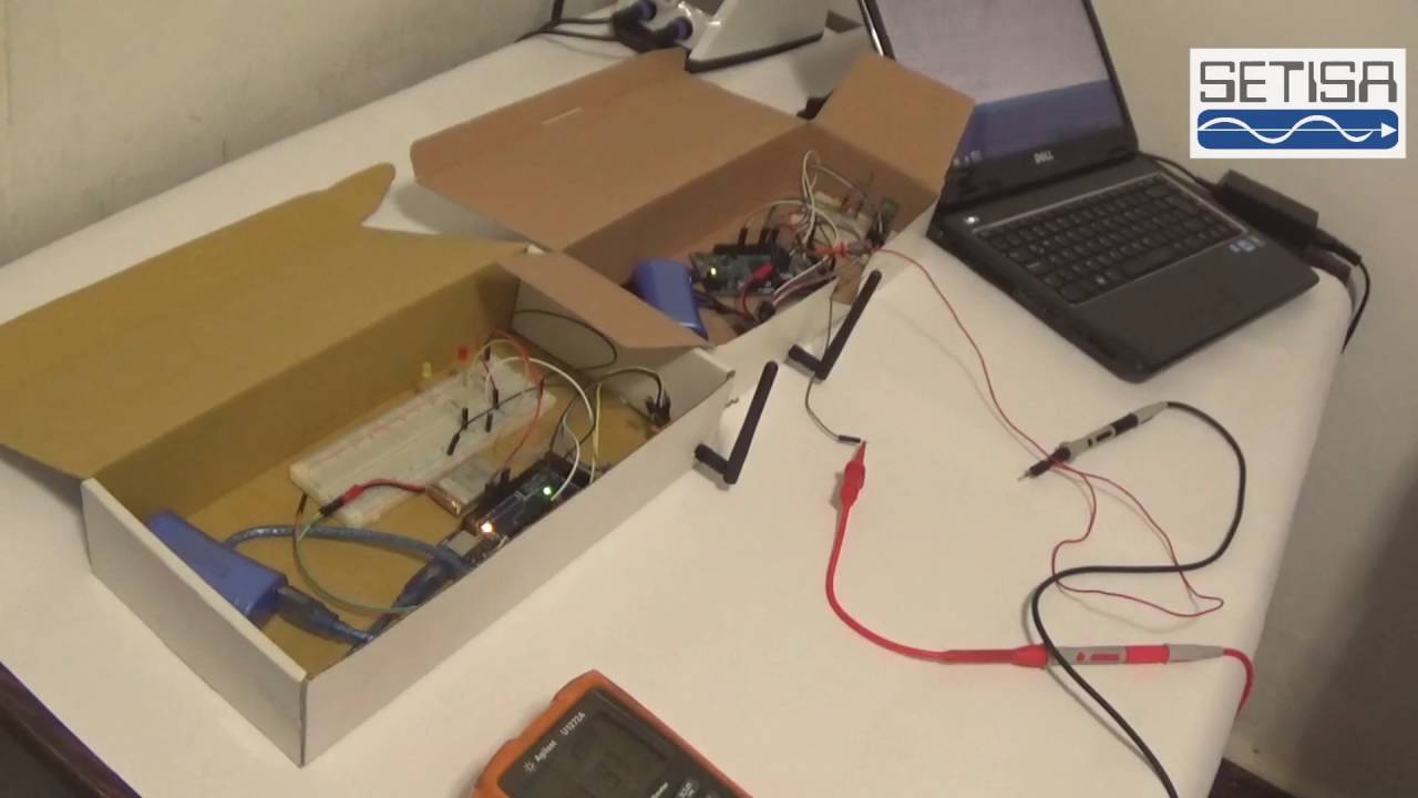 Arduino Prueba de distancia con módulos nRF24L01+