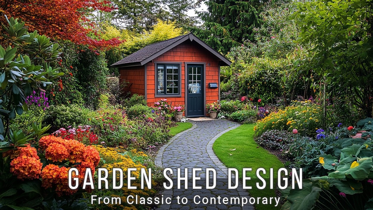 From Classic to Contemporary: Beautiful Garden Shed Design Inspirations