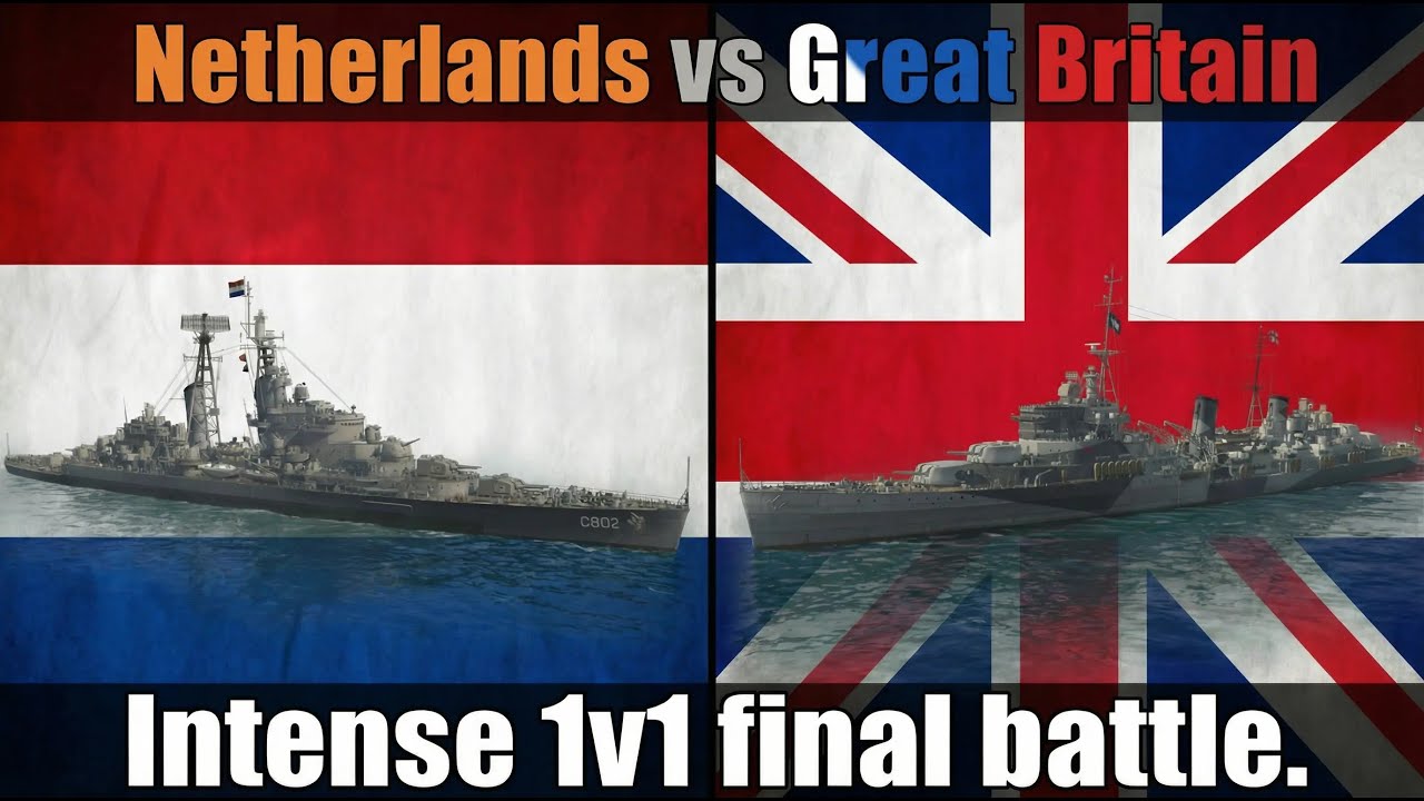 De Zeven Provinciën vs Plymouth — Insane Final Duel for the WIN! ⚔️⚓ | WoWs Legends