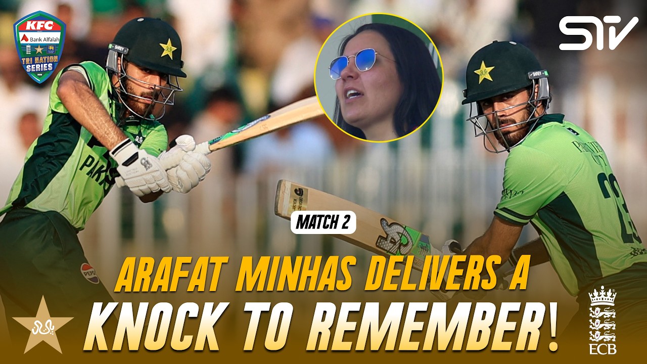 Arafat Smashes His Way to a Blazing 59 | Pakistan vs England | Match 2 | ODI Tri-Series 2026 | M9S1J