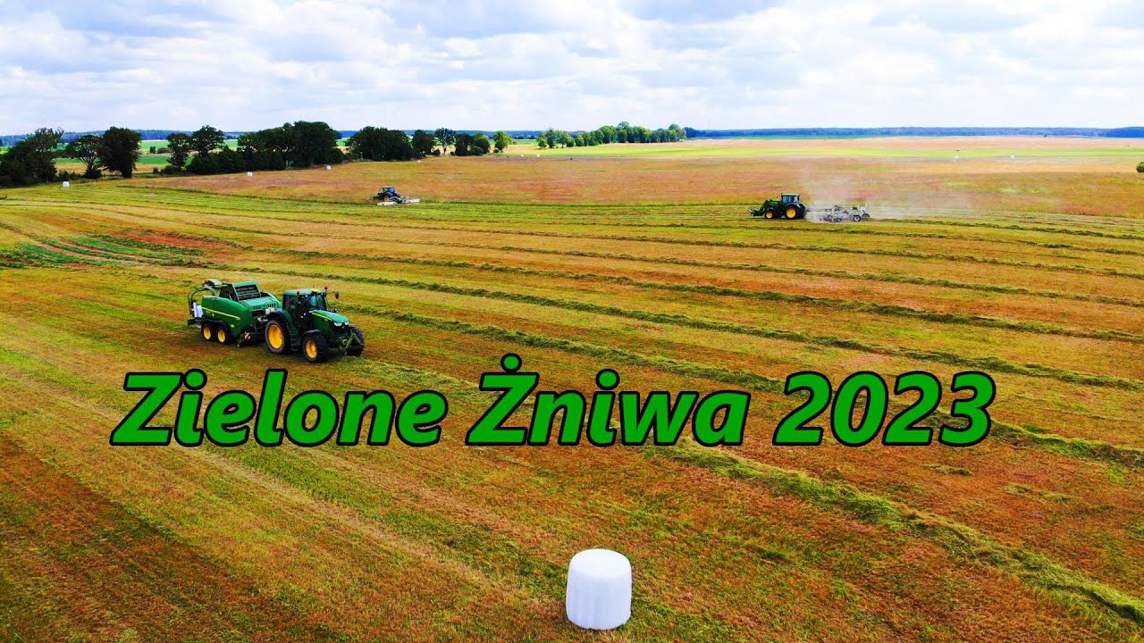 Zielone żniwa 2023 na trzy zestawy! W końcu porządnie u nas wlał deszcz!