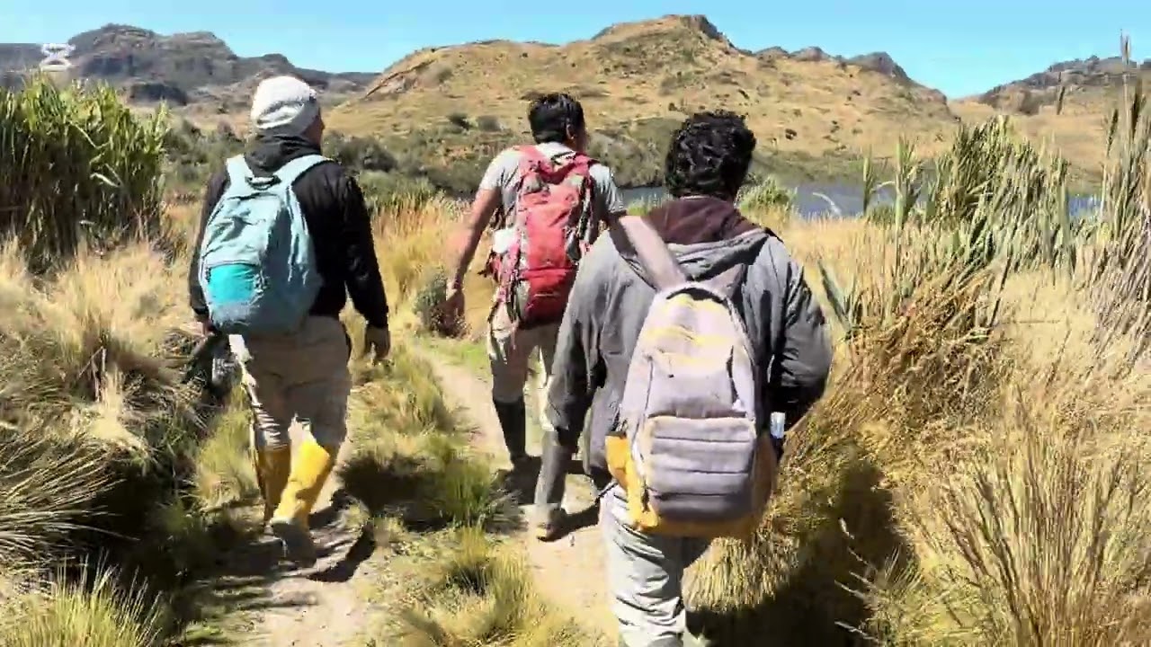 Pesca en la Laguna de Papallacta Reserva Cayambe-Coca #pesca #truchas #ecuador 