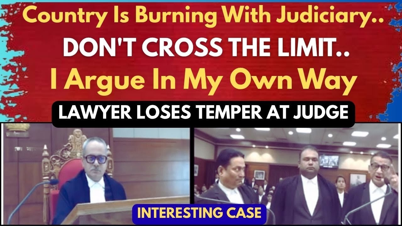 Viral Courtroom Video Of A Lawyer Loses Temper At Jharkhand High Court Judge | Justice | legalcourts