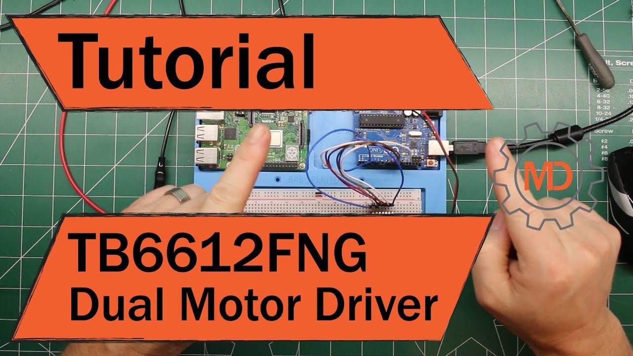 Как подключить двухканальный H-мостовой драйвер двигателя TB6612FNG к Arduino и Raspberry Pi