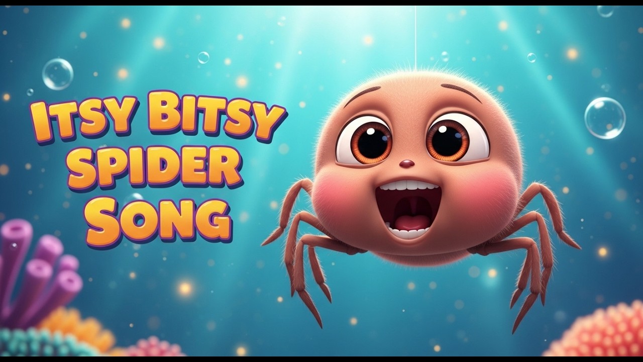 Itsy Bitsy Spider Deep Sea Adventure 🕷️🌊 | Fun Ocean Song for Kids & Toddlers