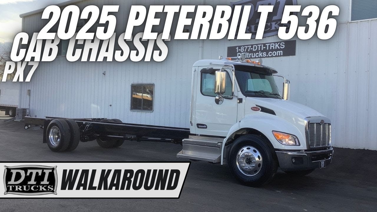 2025 Peterbilt 536 Cab Chassis PX-7, 8 Speed Automatic, 272