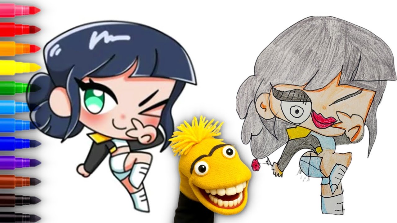 How to Draw Zoey Huntrix Golden Easy | KPop Demon Hunters | Step by Step Cute Tutorial
