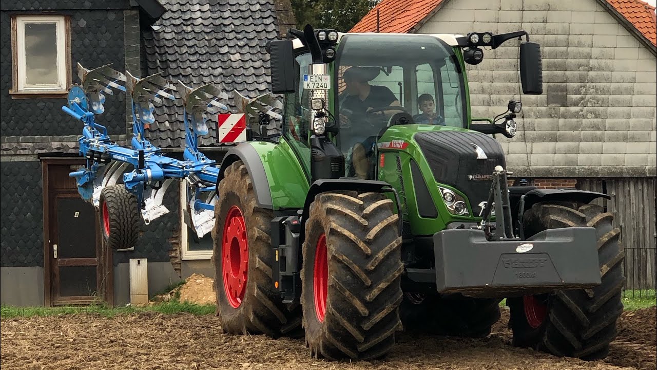 Pflügen mit Fendt 724 und Lemken Juwel 🤙🏻🚜