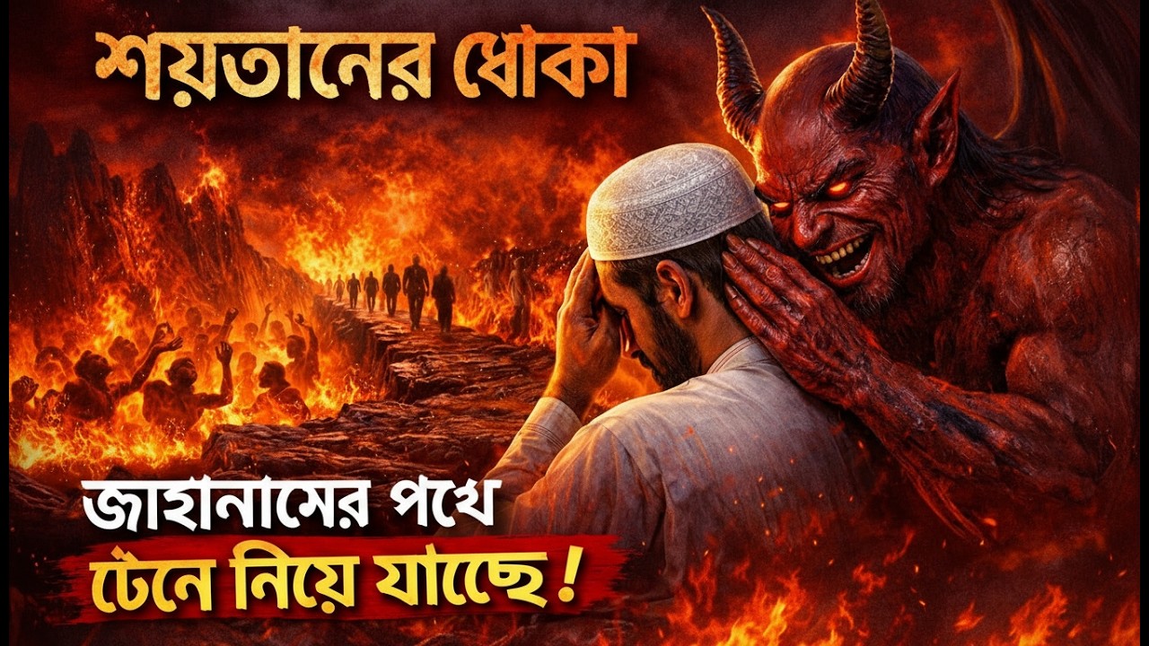 শয়তানের কুমন্ত্রণা থেকে বাঁচবেন কিভাবে? | Quran Hadith Explanation Bangla | Islamic Motivation