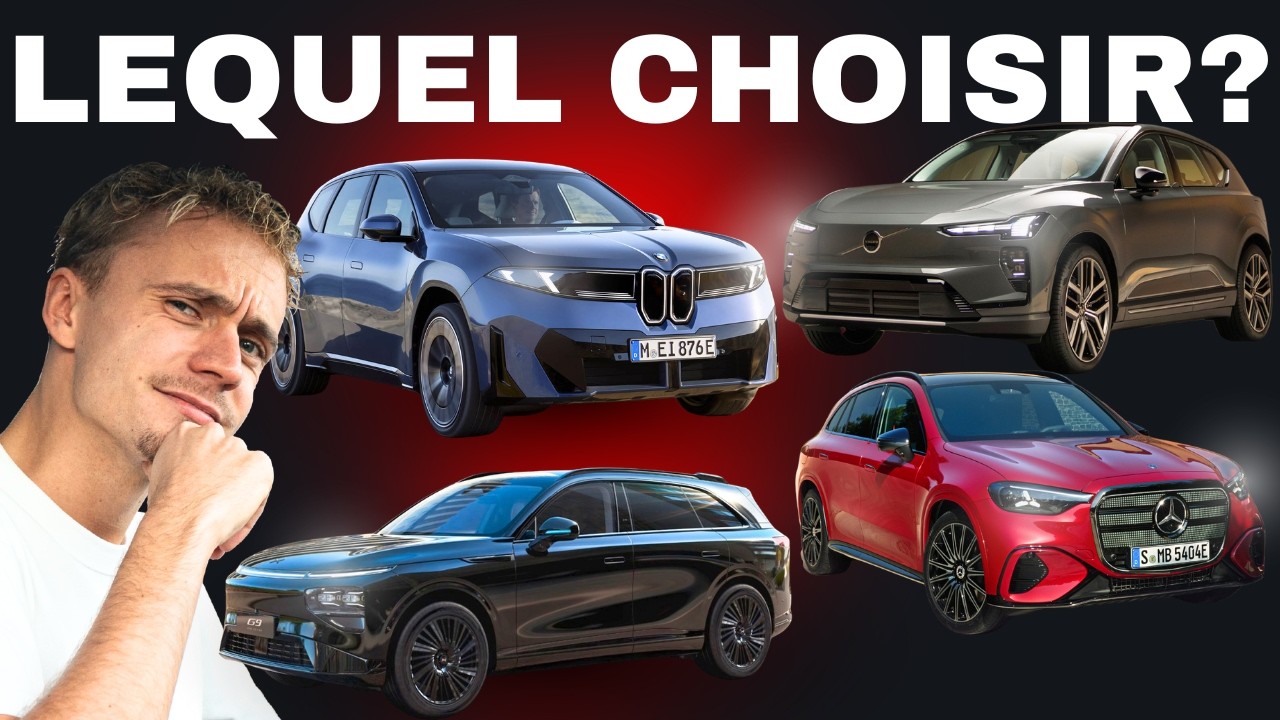 iX3 vs. GLC vs. EX60 vs. G9 : quel SUV électrique premium choisir?