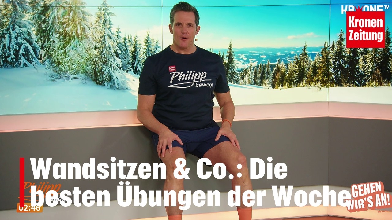 Philipp bewegt am Sonntag, 8.3.: Wandsitzen & Co. zum Wochenausklang