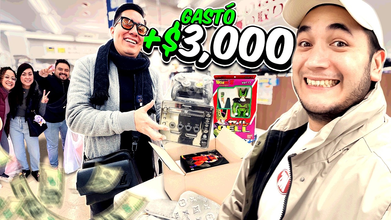 GASTARON más de 3 mil dólares en videojuegos, ropa de lujo y figuras en mi Tour en JAPÓN.