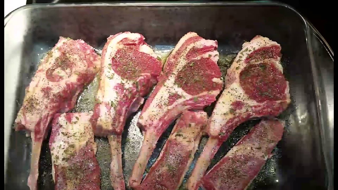 How to cook SEARED RACK LAMB CHOPS!