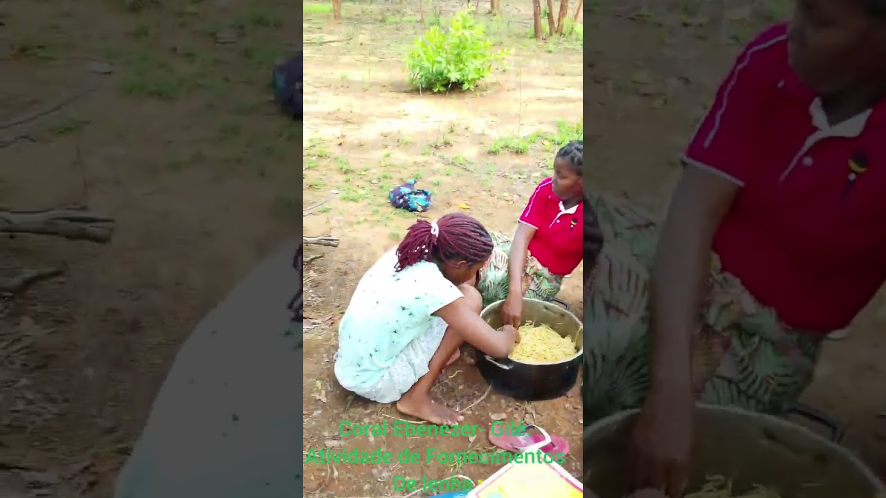 Coral Ebenezer- Gilé, na sua actividade de fornecimento de lenha no hospital de Gilé