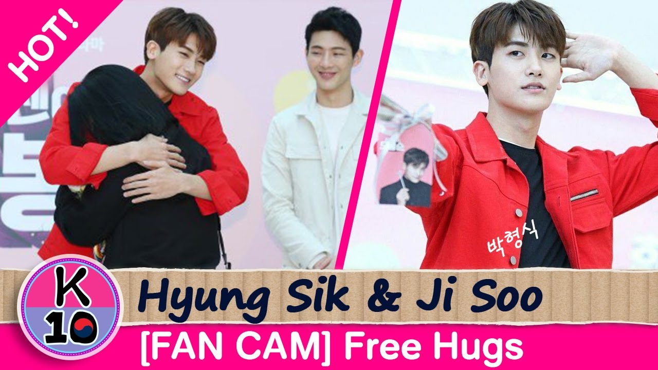 ❤ [Fancam] Park Hyung Sik&Ji Soo Free Hugs 