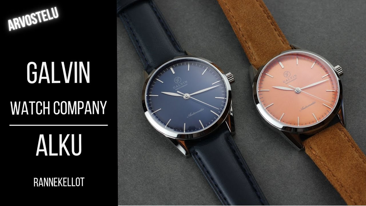 Galvin Watch Company Alku: Tyylipuhdas pukukello pienell&auml; twistill&auml;.