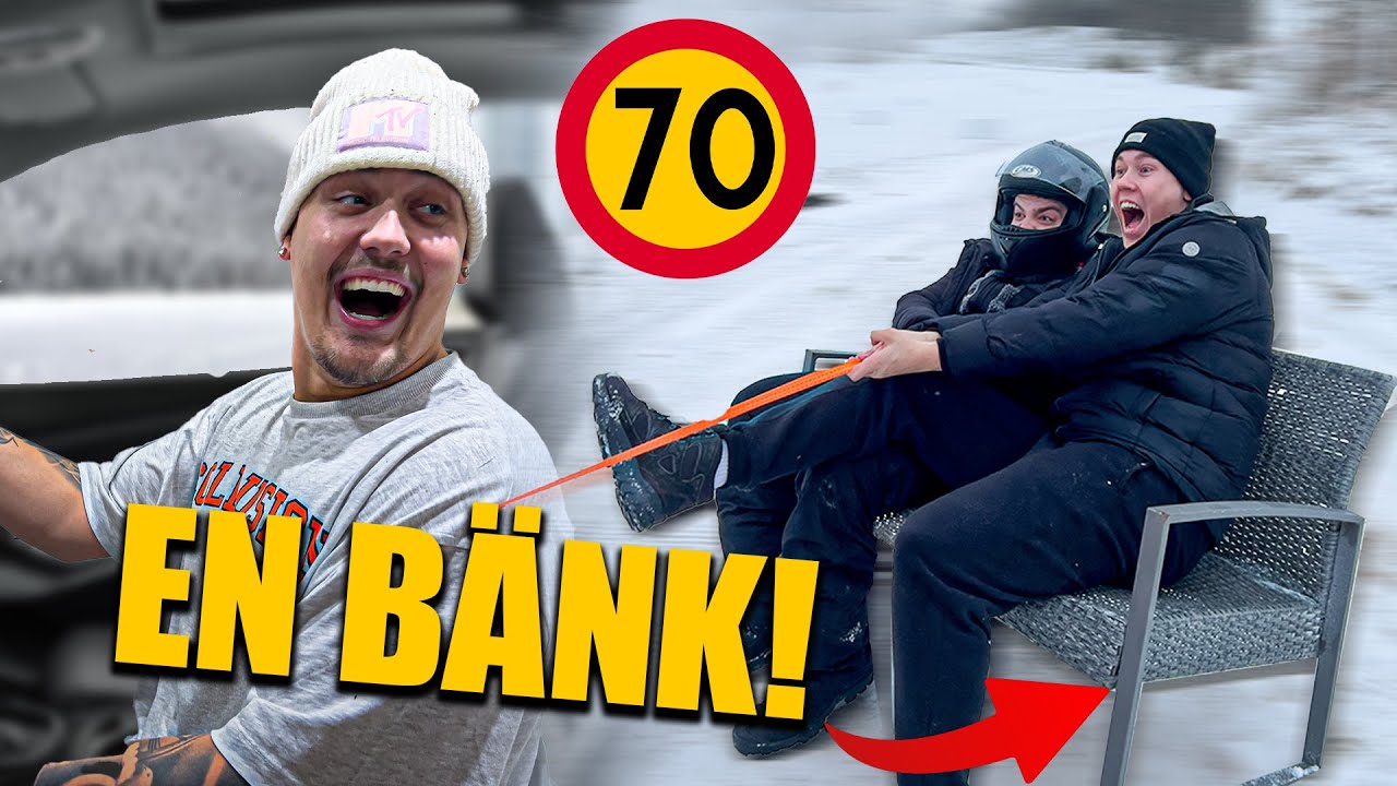 ÅKA KONSTIGA SAKER BAKOM EN BIL! #4