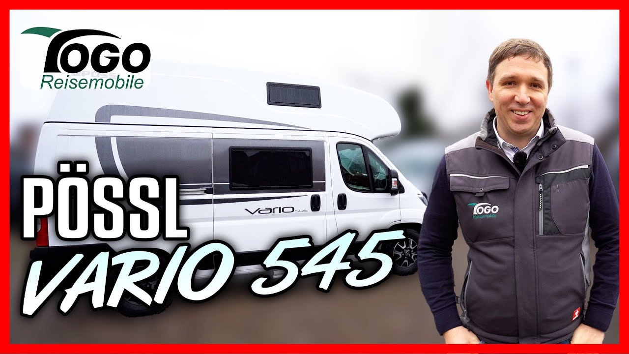 ❤️KOMPAKTER 540 KASTENWAGEN für FAMILIEN ❤️Pössl Vario 545 | 2021 | TOGO REISEMOBILE