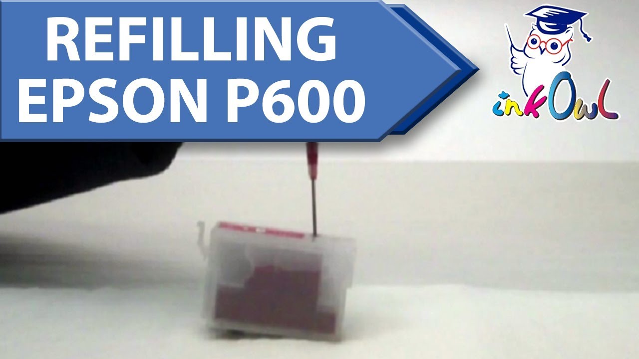 InkOwl Refill Cartridges for EPSON SureColor P600 (