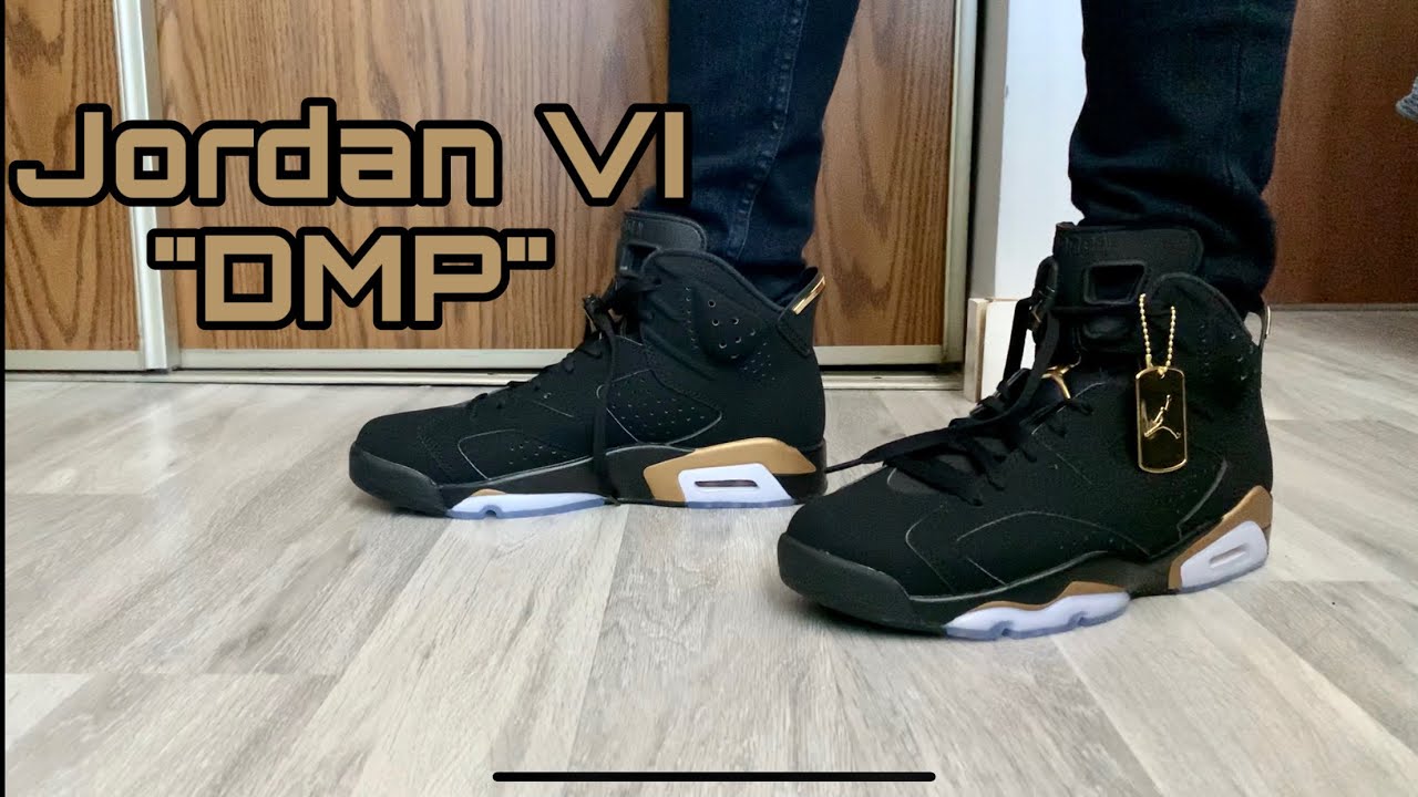 JORDAN 6 &ldquo; RETRO &ldquo;DMP&rdquo; 2020 unbox and on feet