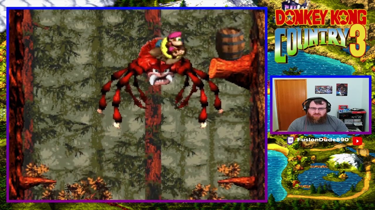 Angry Spider Boss | Donkey Kong Country 3[3]