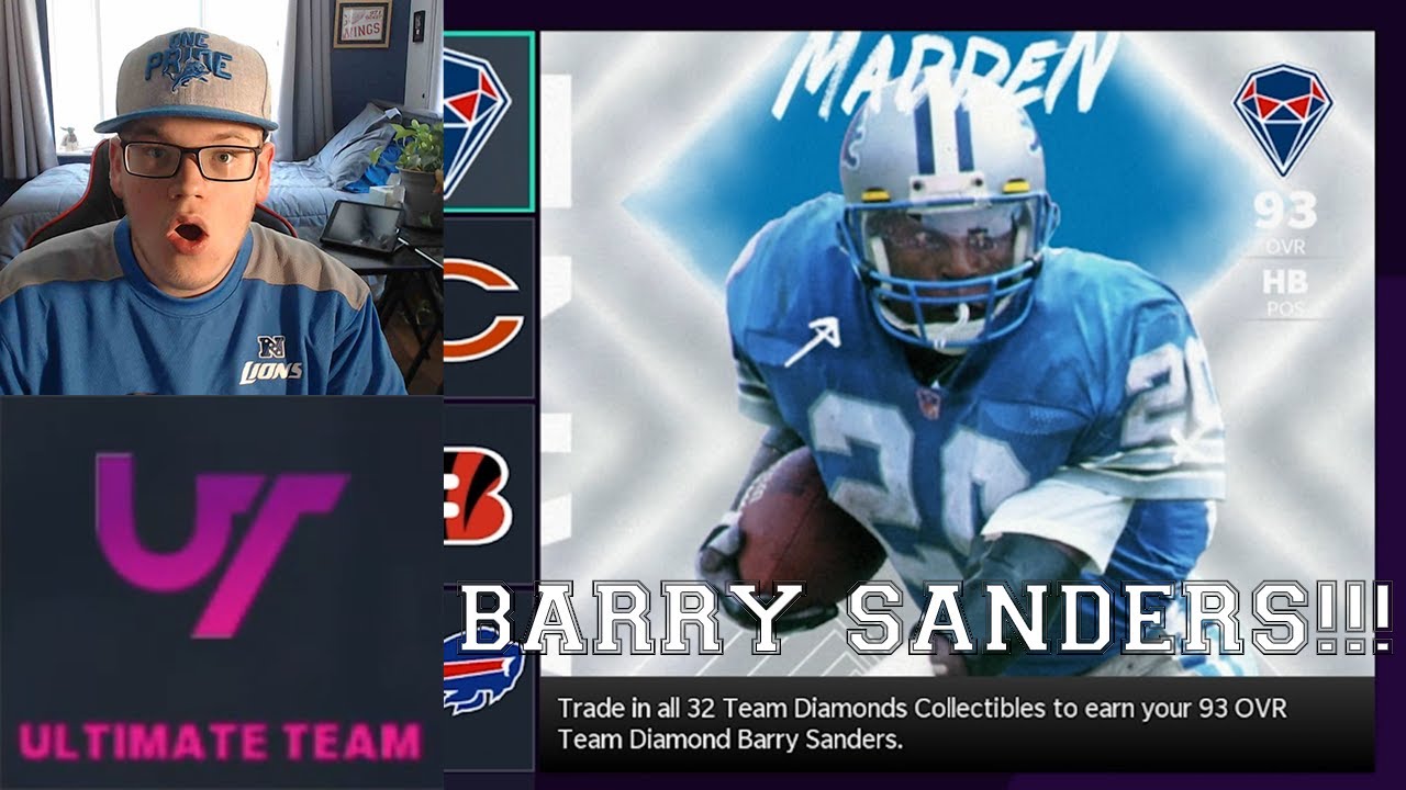 HOW TO GET THE TEAM DIAMOND MASTER BARRY SANDERS!!! - Madden 21 Ultimate Team Tips and Tricks