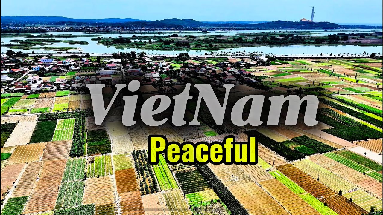 Vietnam’s Quiet Countryside – Farming by the Tra Khuc River | Quang Ngai in 4k