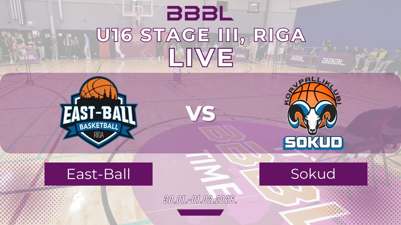 East-Ball 2010 vs BC Kalev Cramo/KK Sokud 2010 | BBBL U16 | Stage III